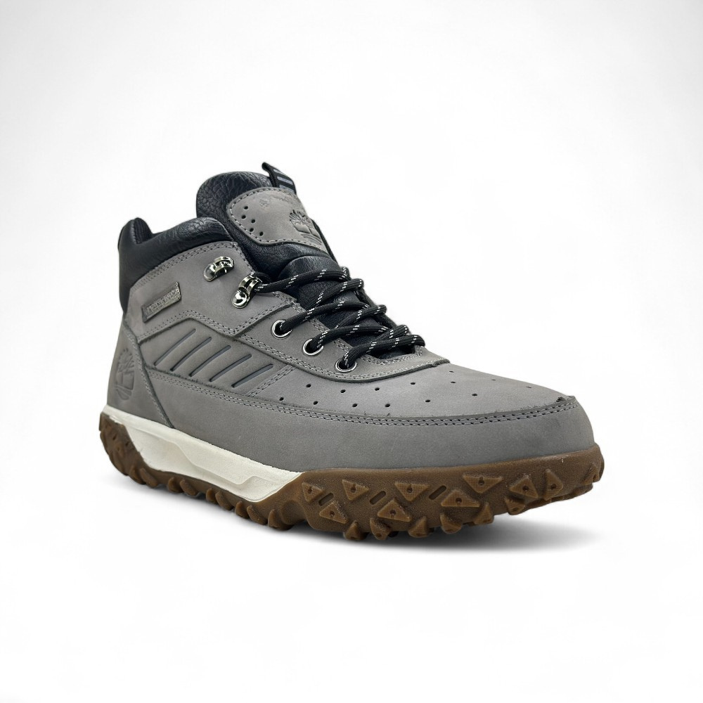 Zapato Casual Ergonómico de Cuero Gris con Suela EVA y Caucho