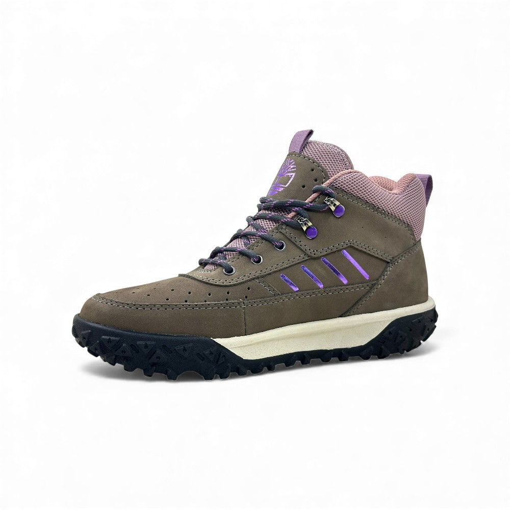Zapatilla de Cuero Nobuck Plomo Rata para Dama - Imagen 3