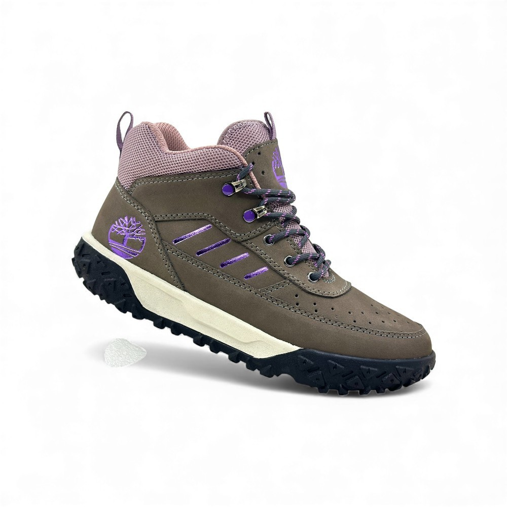 Zapatilla de Cuero Nobuck Plomo Rata para Dama - Imagen 4