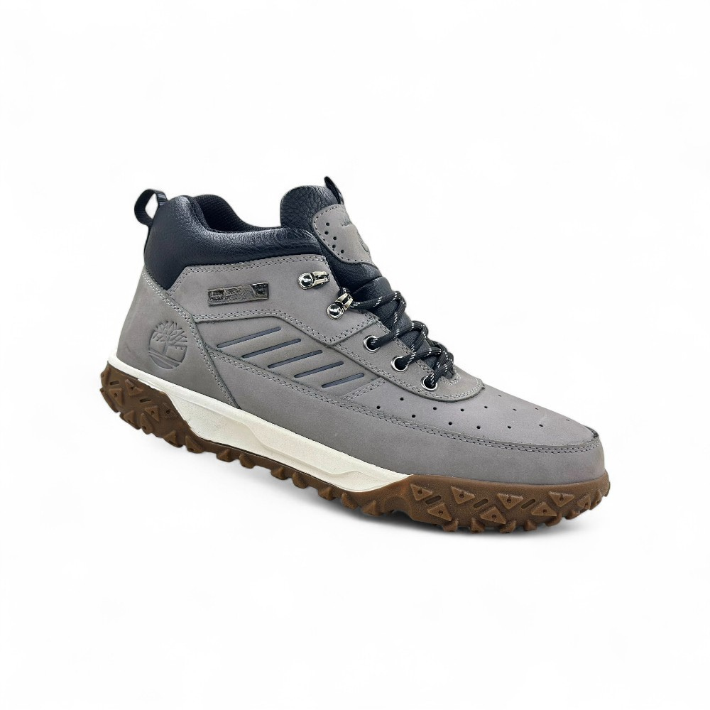 Zapato Casual Ergonómico de Cuero Gris con Suela EVA y Caucho - Imagen 4