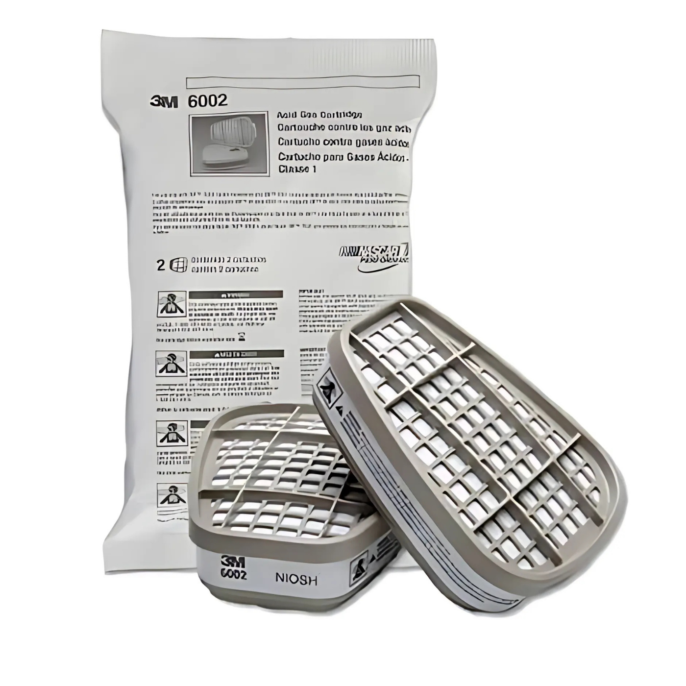 Filtro 3M 6002 - Protección Contra Gases Ácidos, Carritoucho Químico y Compatibilidad con Respiradores 3M - Imagen 3
