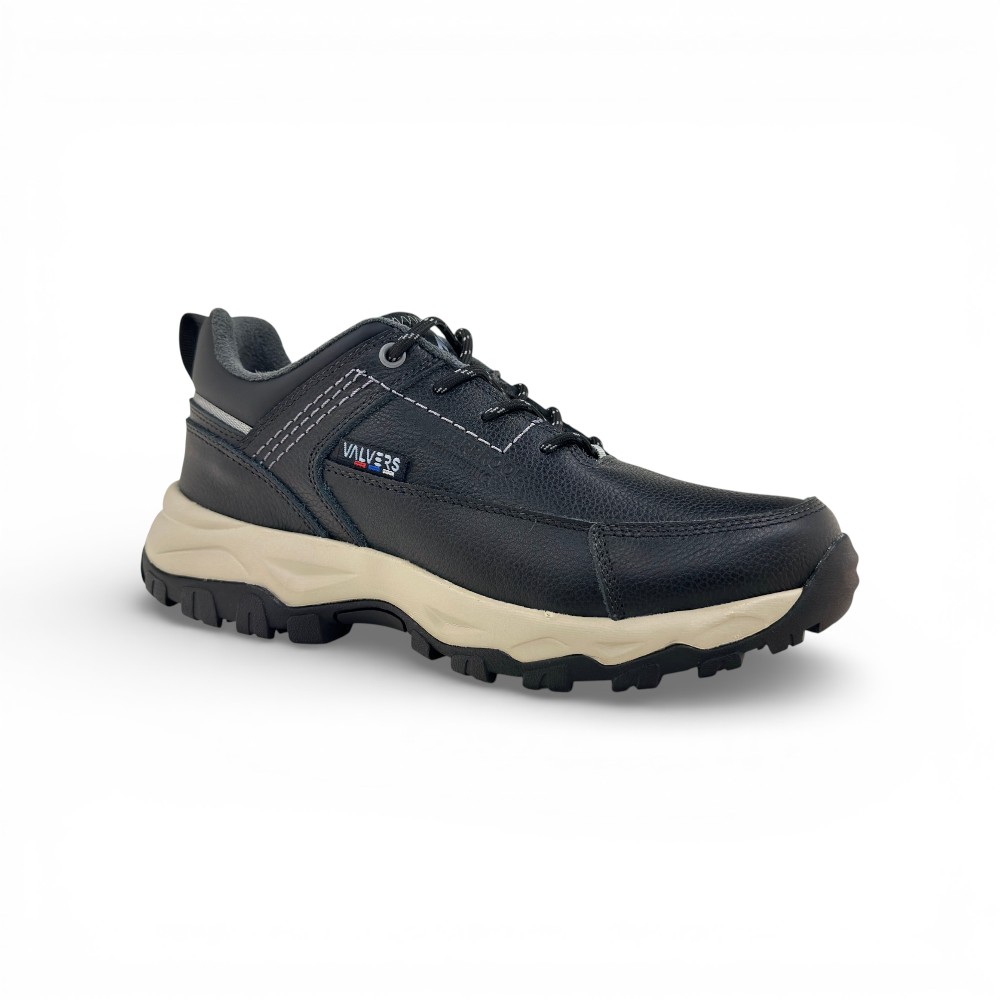 Zapatillas Casuales VALVERS | Cuero Floter Negro - Imagen 4