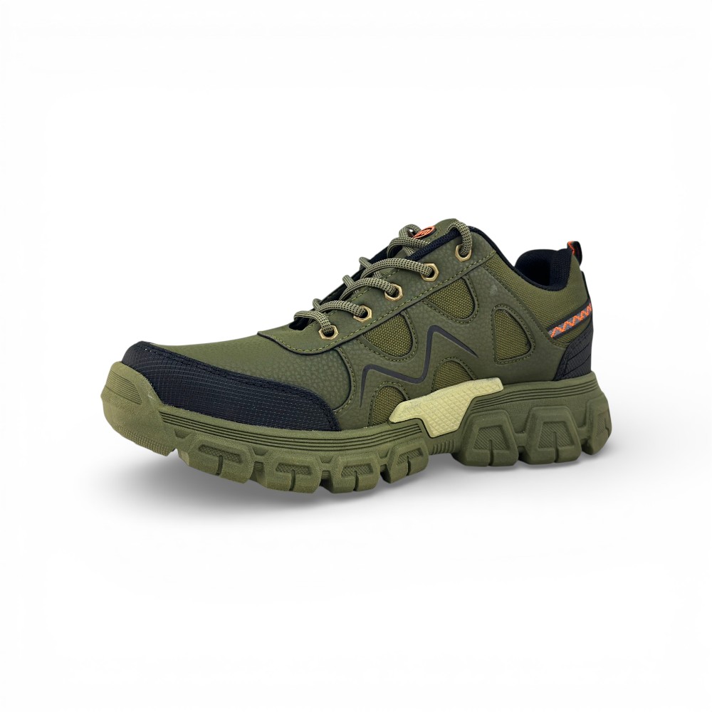 Zapatilla Verde para Hombre | Calzado Ergonómico con Suela de Goma y Pasadores de Nylon 👟🍃 - Imagen 2