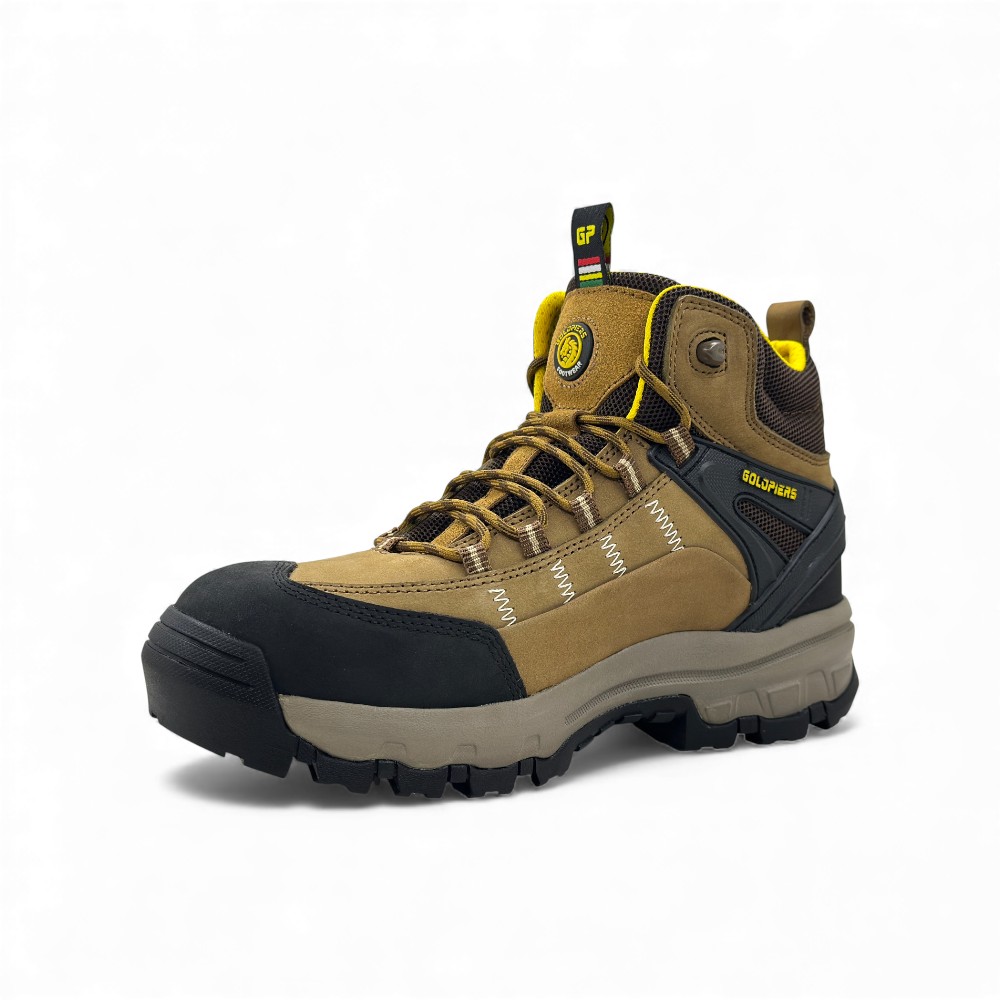 Bota de Seguridad Goldpiers Raptor | Cuero Nobuck, Puntera de Acero y Suela EVA+Caucho 🥾💥 - Imagen 3