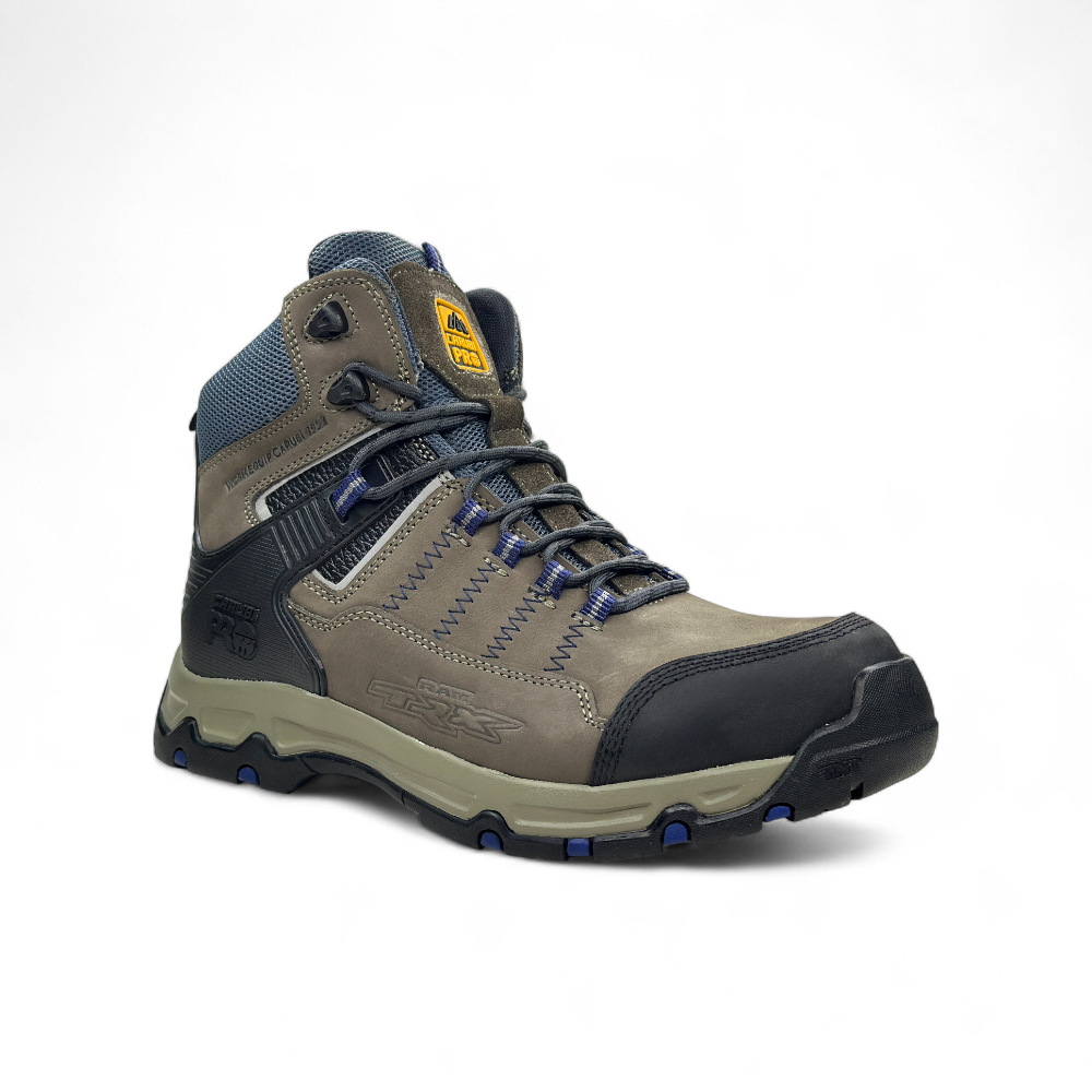 Zapatos de Seguridad Carubi Pro RAM TRX Gris - Punta de Acero y Suela Resistente a Hidrocarburos
