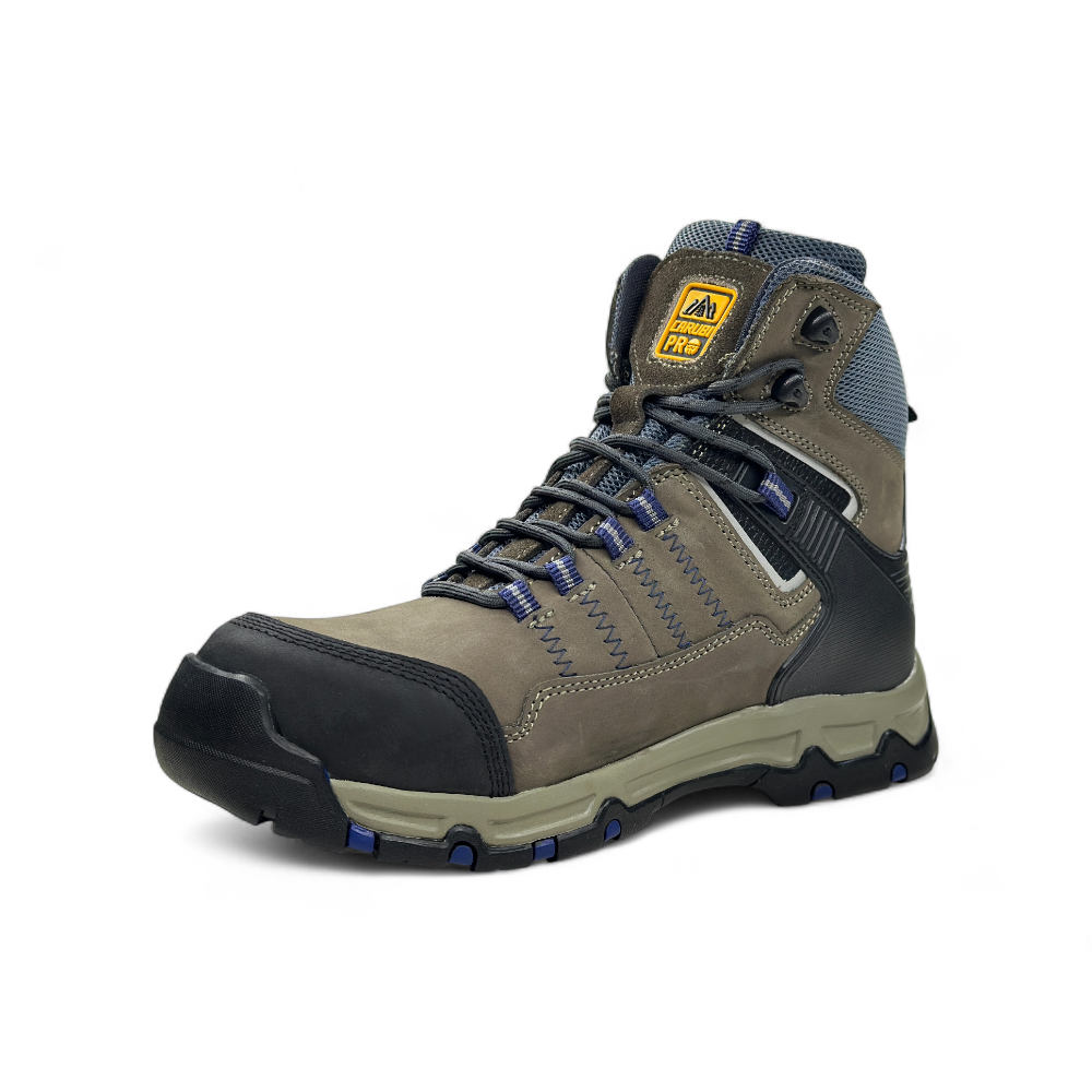Zapatos de Seguridad Carubi Pro RAM TRX Gris - Punta de Acero y Suela Resistente a Hidrocarburos - Imagen 3