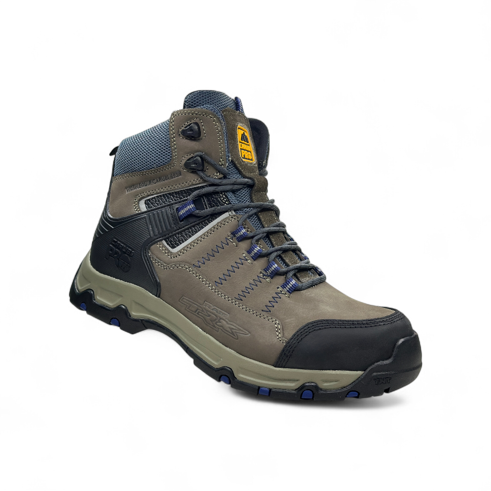 Zapatos de Seguridad Carubi Pro RAM TRX Gris - Punta de Acero y Suela Resistente a Hidrocarburos - Imagen 4