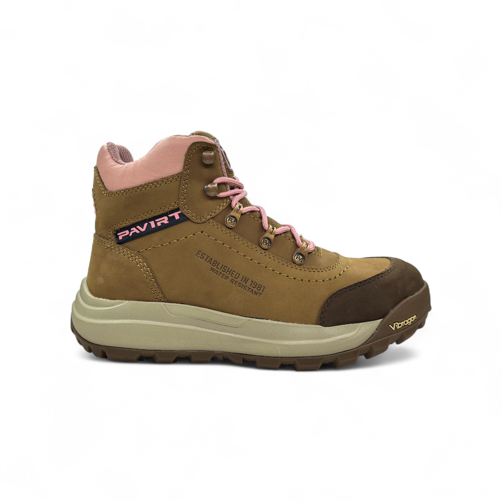Zapato de Seguridad para Dama Pavirt Thor Café - Imagen 2
