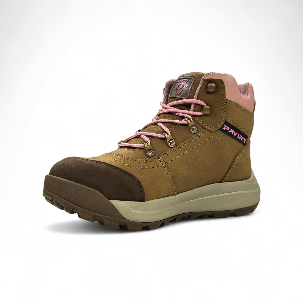 Zapato de Seguridad para Dama Pavirt Thor Café - Imagen 3