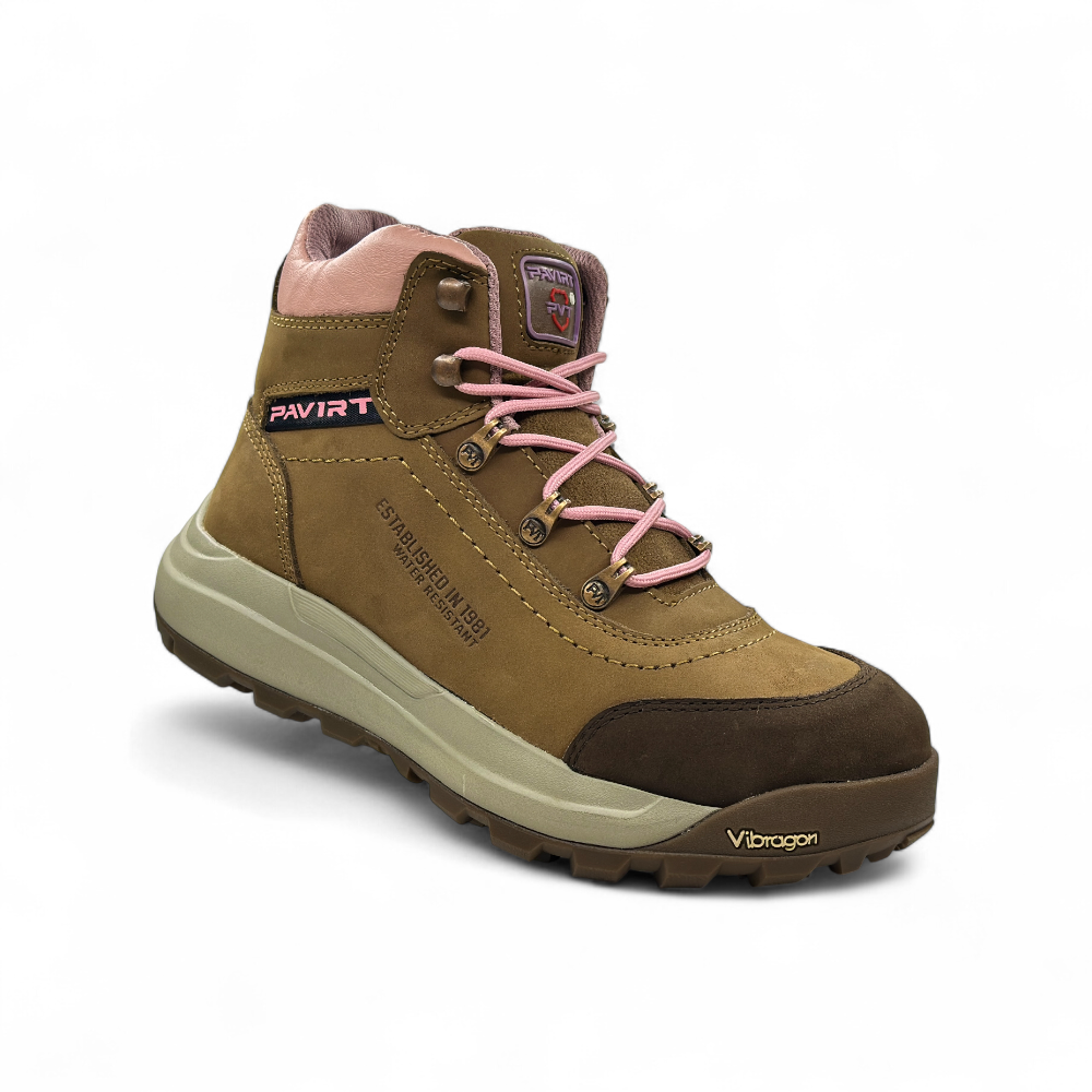Zapato de Seguridad para Dama Pavirt Thor Café - Imagen 4