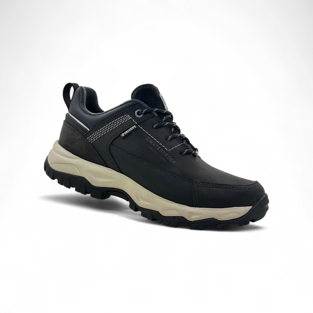 Zapato Casual de Cuero Valvers Ergonomico Negro con Suela EVA y Caucho - Imagen 4