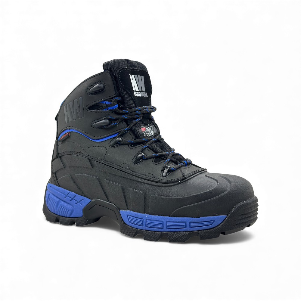 Bota de Seguridad Bering Hiker HW T38 - Hard Work | Resistente al Agua, Hidrocarburos y Con Puntera de Seguridad 🥾🛠️