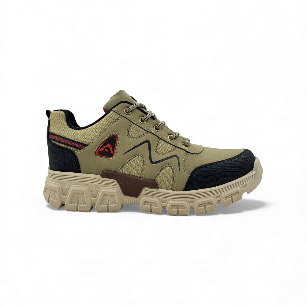 Zapatilla Beige para Hombre | Calzado Ergonómico con Suela de Goma y Pasadores de Nylon 👟✨ - Imagen 2