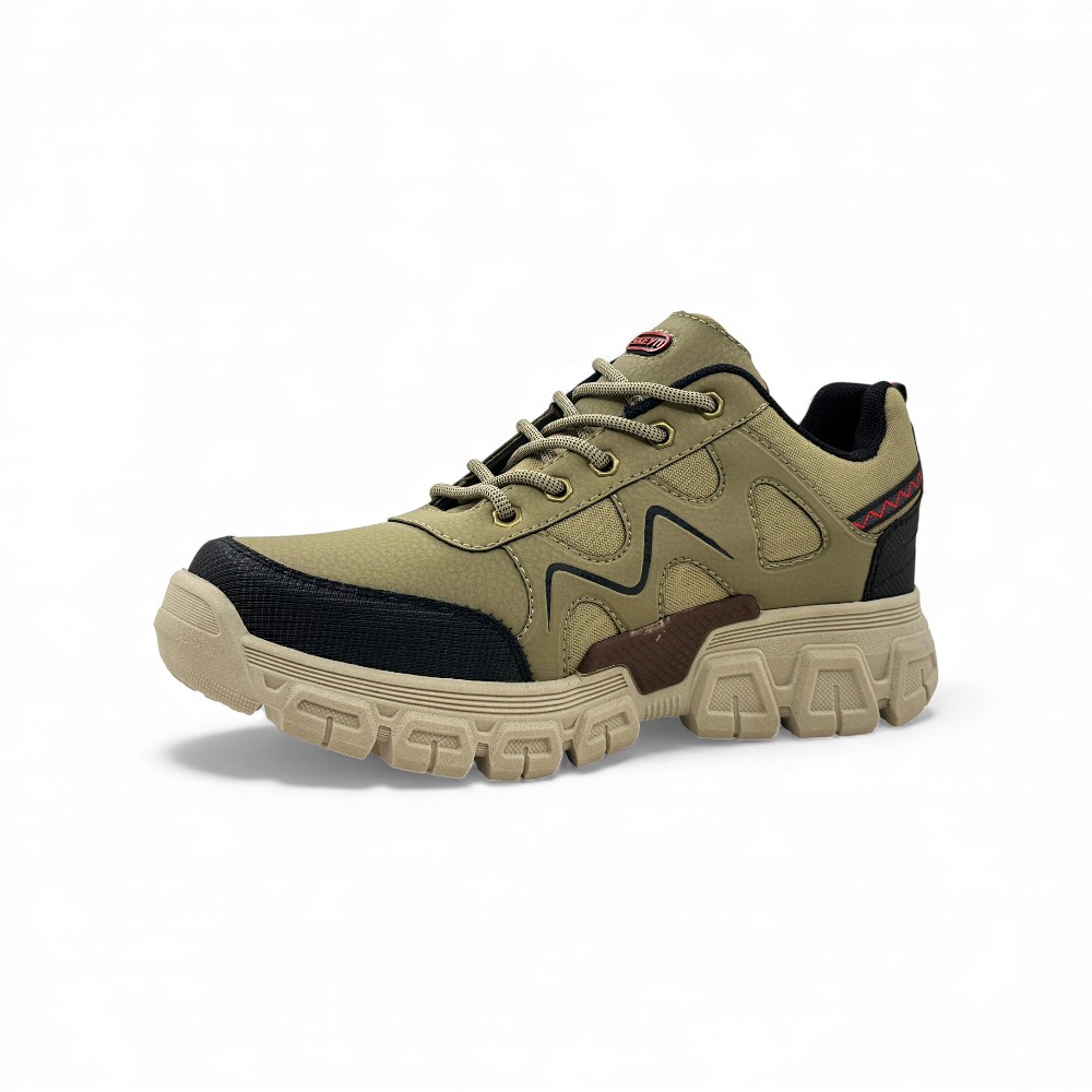 Zapatilla Beige para Hombre | Calzado Ergonómico con Suela de Goma y Pasadores de Nylon 👟✨ - Imagen 3
