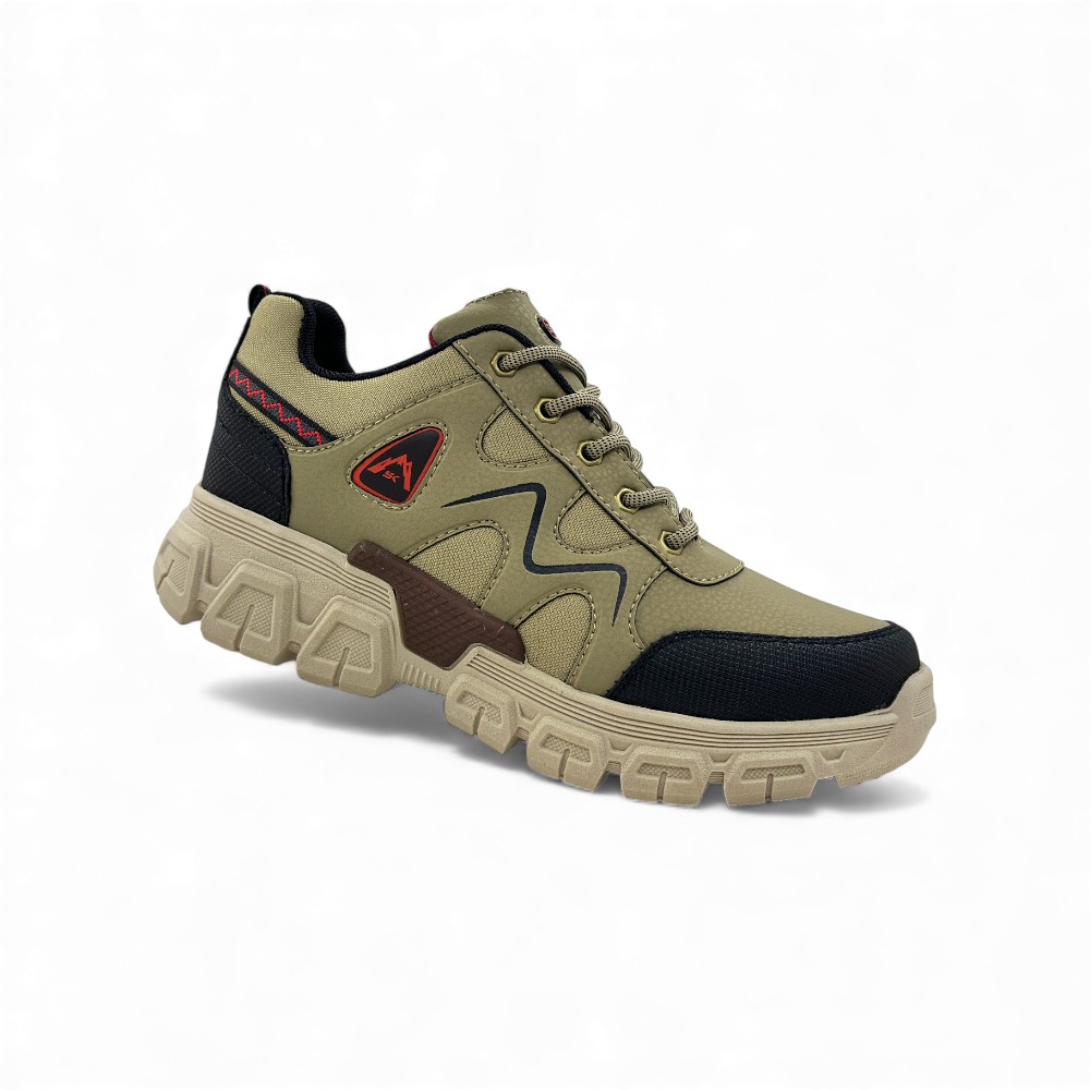 Zapatilla Beige para Hombre | Calzado Ergonómico con Suela de Goma y Pasadores de Nylon 👟✨ - Imagen 4