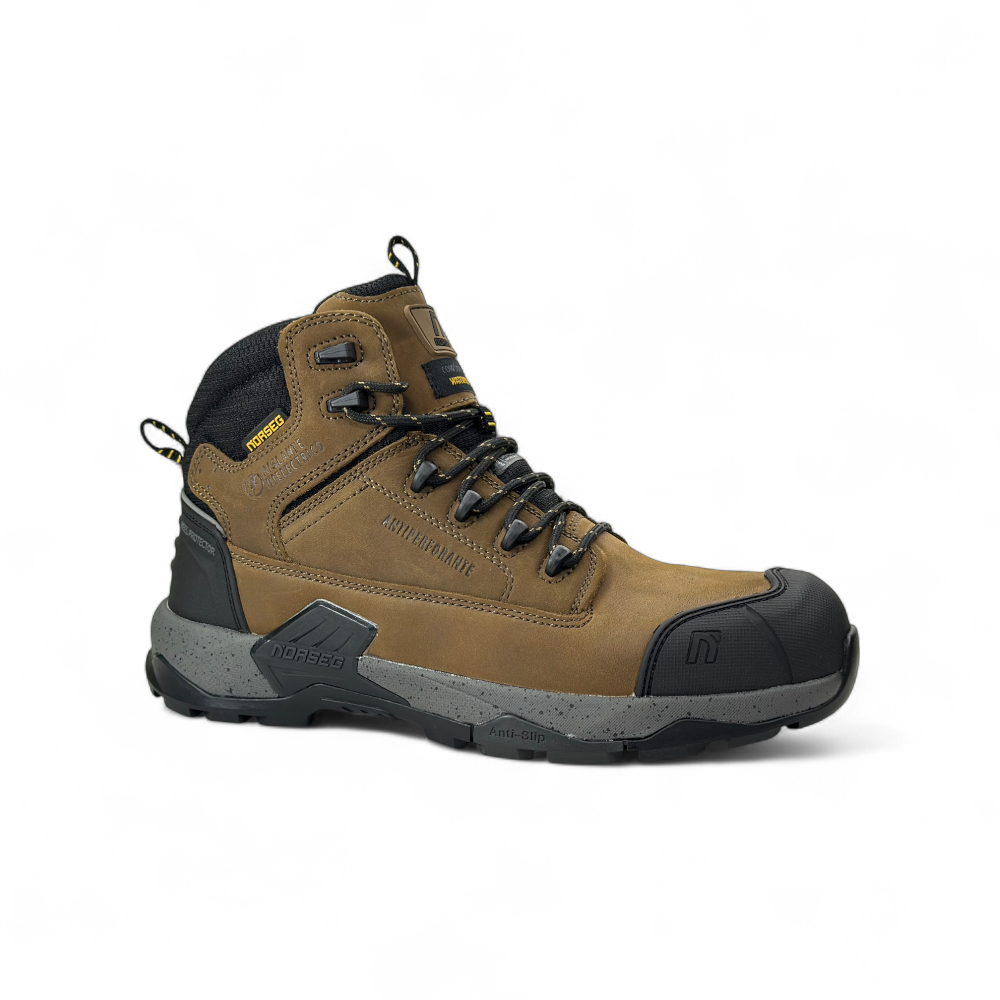 Zapato de Seguridad Impermeable Cuero Nobuck Viper CT Para Hombre - Imagen 5