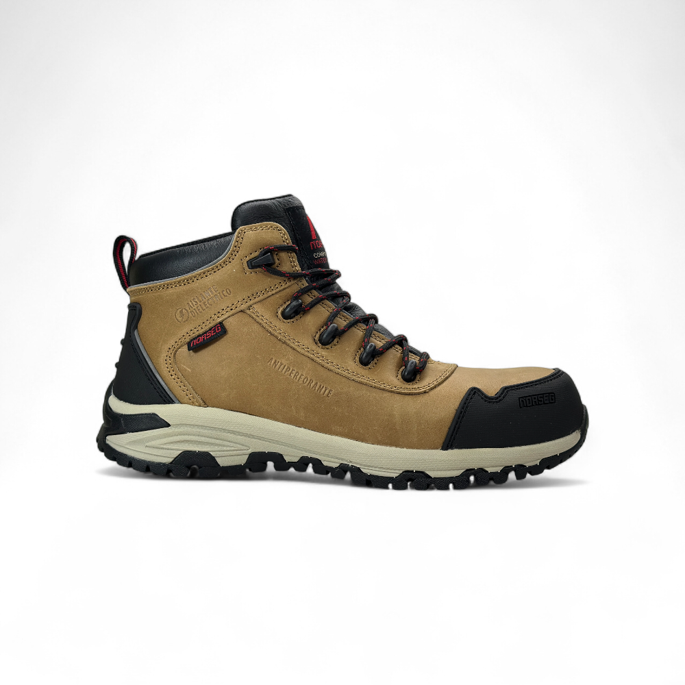 Zapato de Seguridad Cuero River Norseg - Con Puntera de Composite y Suela Antideslizante - Imagen 2
