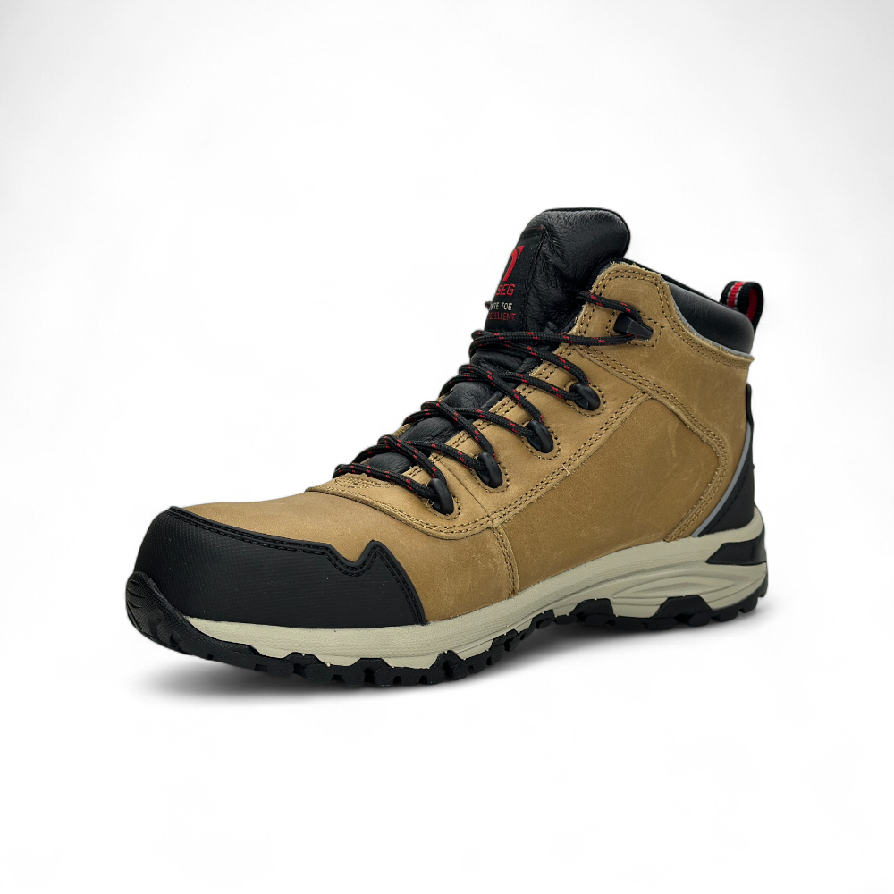 Zapato de Seguridad Cuero River Norseg - Con Puntera de Composite y Suela Antideslizante - Imagen 3