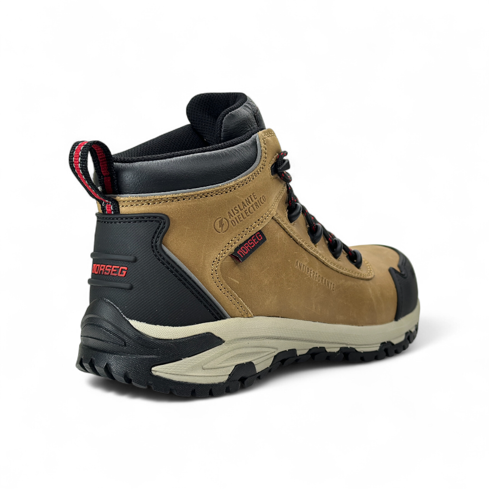 Zapato de Seguridad Cuero River Norseg - Con Puntera de Composite y Suela Antideslizante - Imagen 4