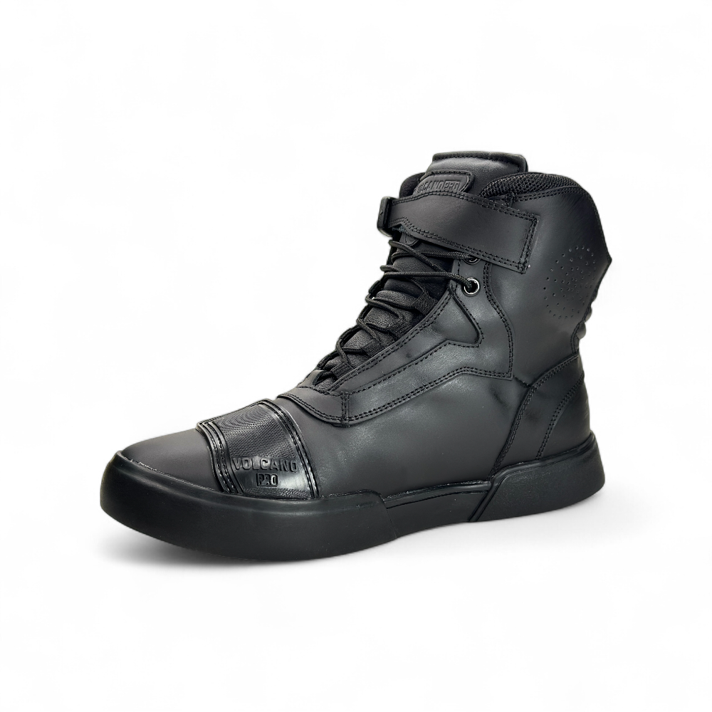 Zapatos de Motociclista en cuero Negro - Imagen 9