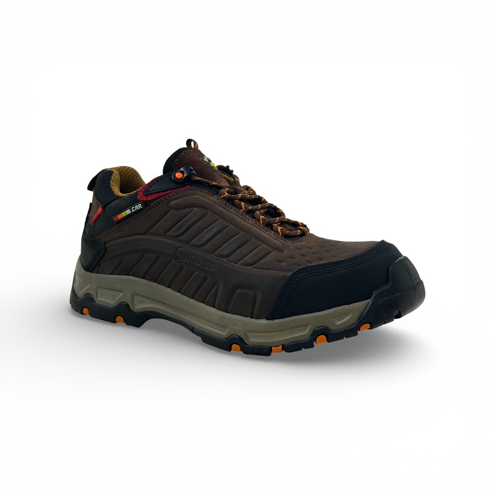 Bota punta de acero MINI COBRA MARRON CARUBI PRO
