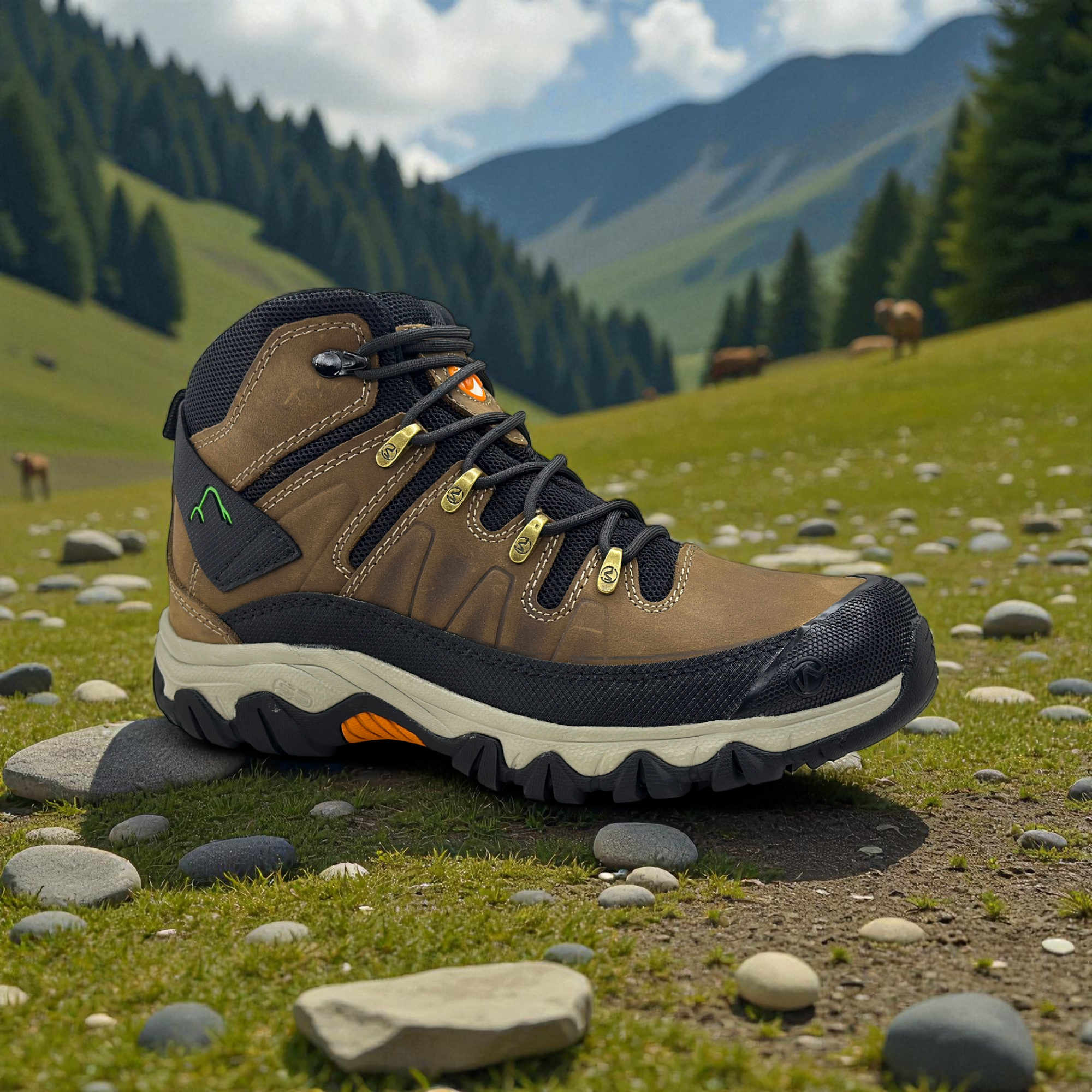 Zapatilla de Trekking Wolfito Modelo Atuk Café - Imagen 5