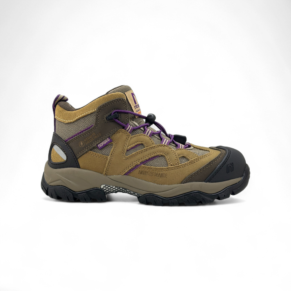 Zapato de Seguridad Cuero Nobuck Katrina Para Mujer - Imagen 2