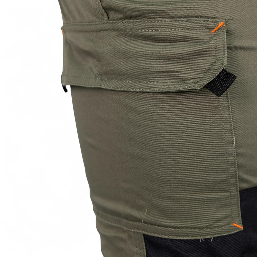 Pantalón Cargo HW Dakota Spandex Olivo con Protección UV+50 y Tecnología Quickdry - Imagen 6