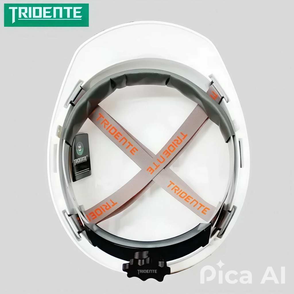 Casco de Seguridad Tridente Blanco Tipo Jockey – Protección Total y Comodidad - Imagen 2
