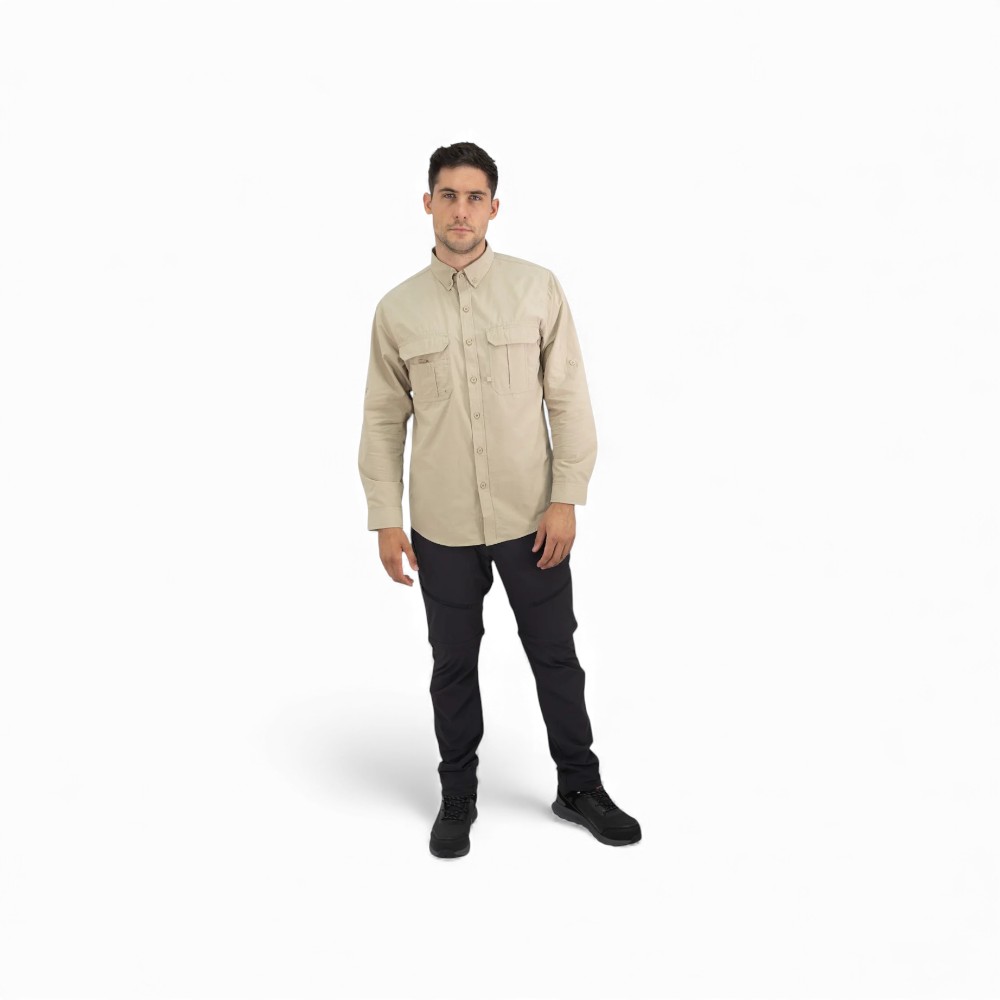 CAMISA Hard Work DUCK DRY BEIGE - Imagen 5