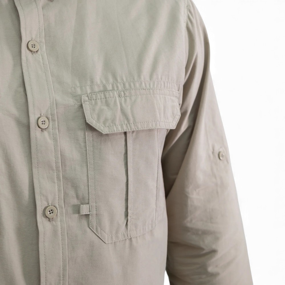 CAMISA Hard Work DUCK DRY BEIGE - Imagen 6