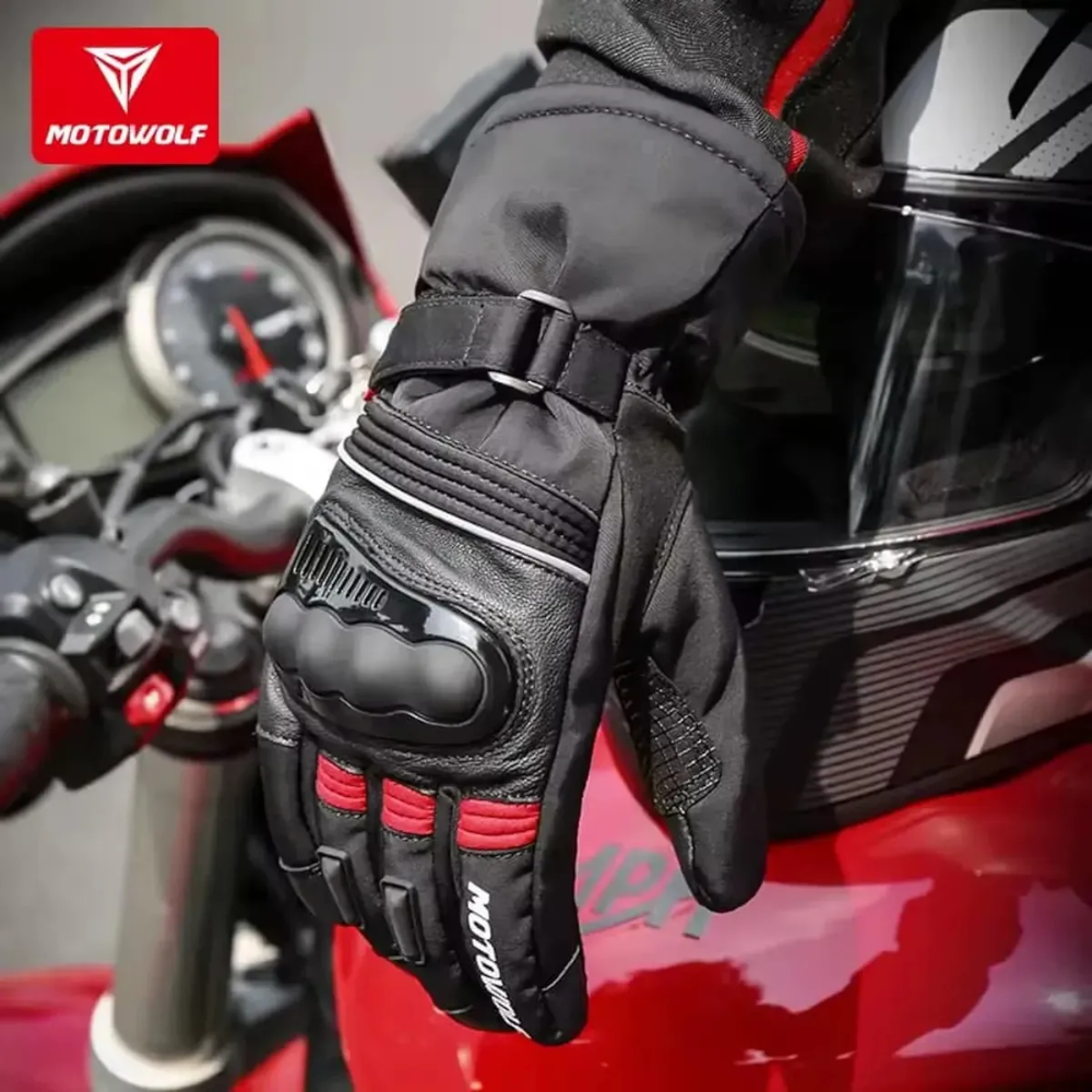 Guantes Impermeables Motowolf para Moto - Protección y Comodidad en Todas las Condiciones Climáticas - Imagen 2