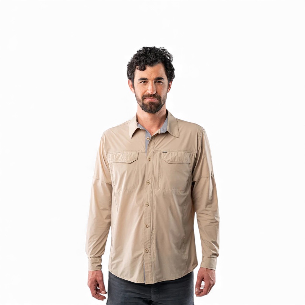 Camisa Hard Work Antakari Beige