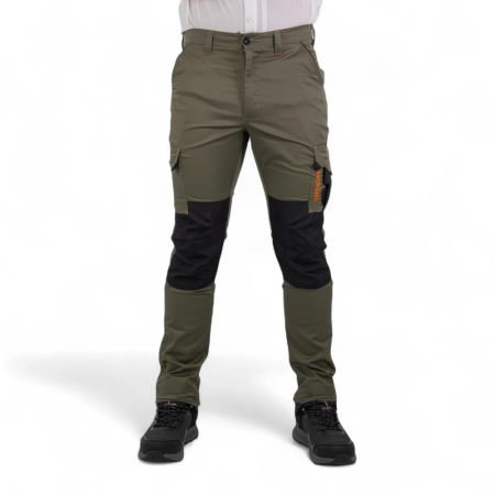 Pantalón Cargo HW Dakota Spandex Olivo con Protección UV+50 y Tecnología Quickdry