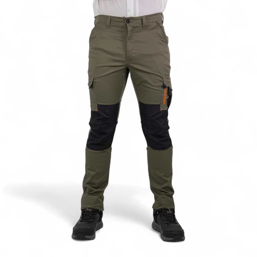 Pantalón Cargo HW Dakota Spandex Olivo con Protección UV+50 y Tecnología Quickdry