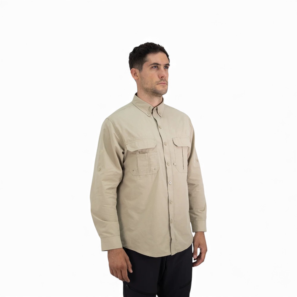 CAMISA Hard Work DUCK DRY BEIGE - Imagen 2