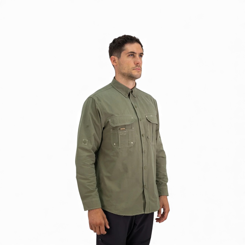 CAMISA Hard Work DUCK DRY Verde - Imagen 2