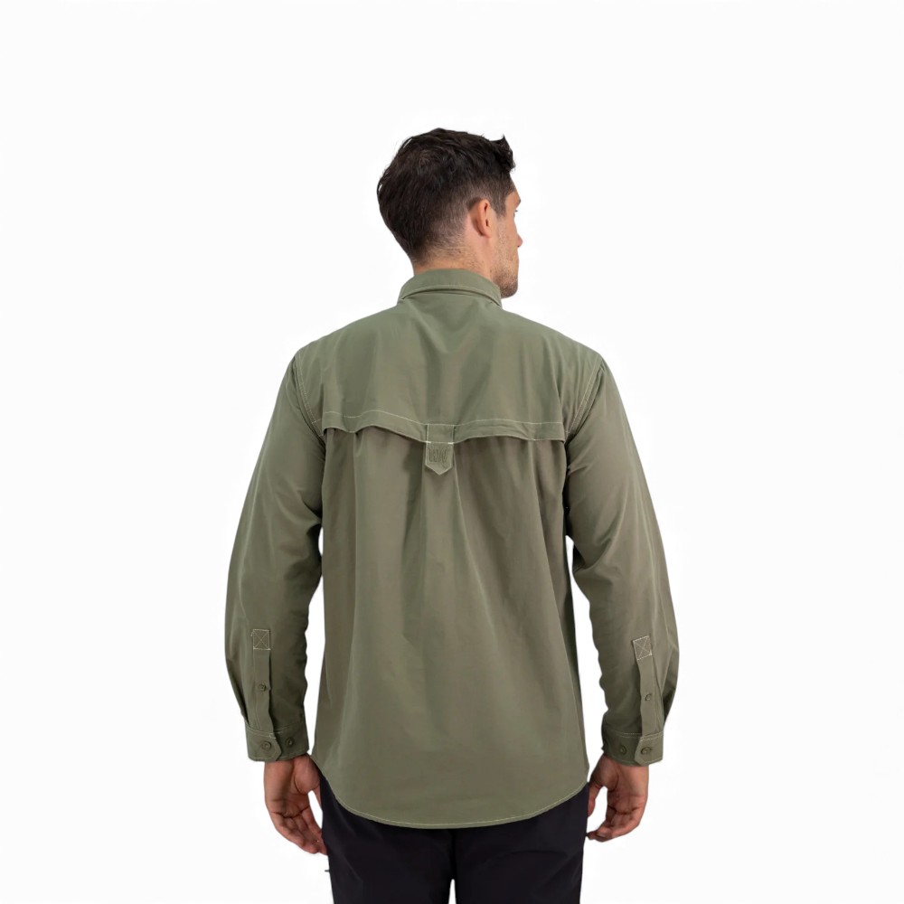 CAMISA Hard Work DUCK DRY Verde - Imagen 4