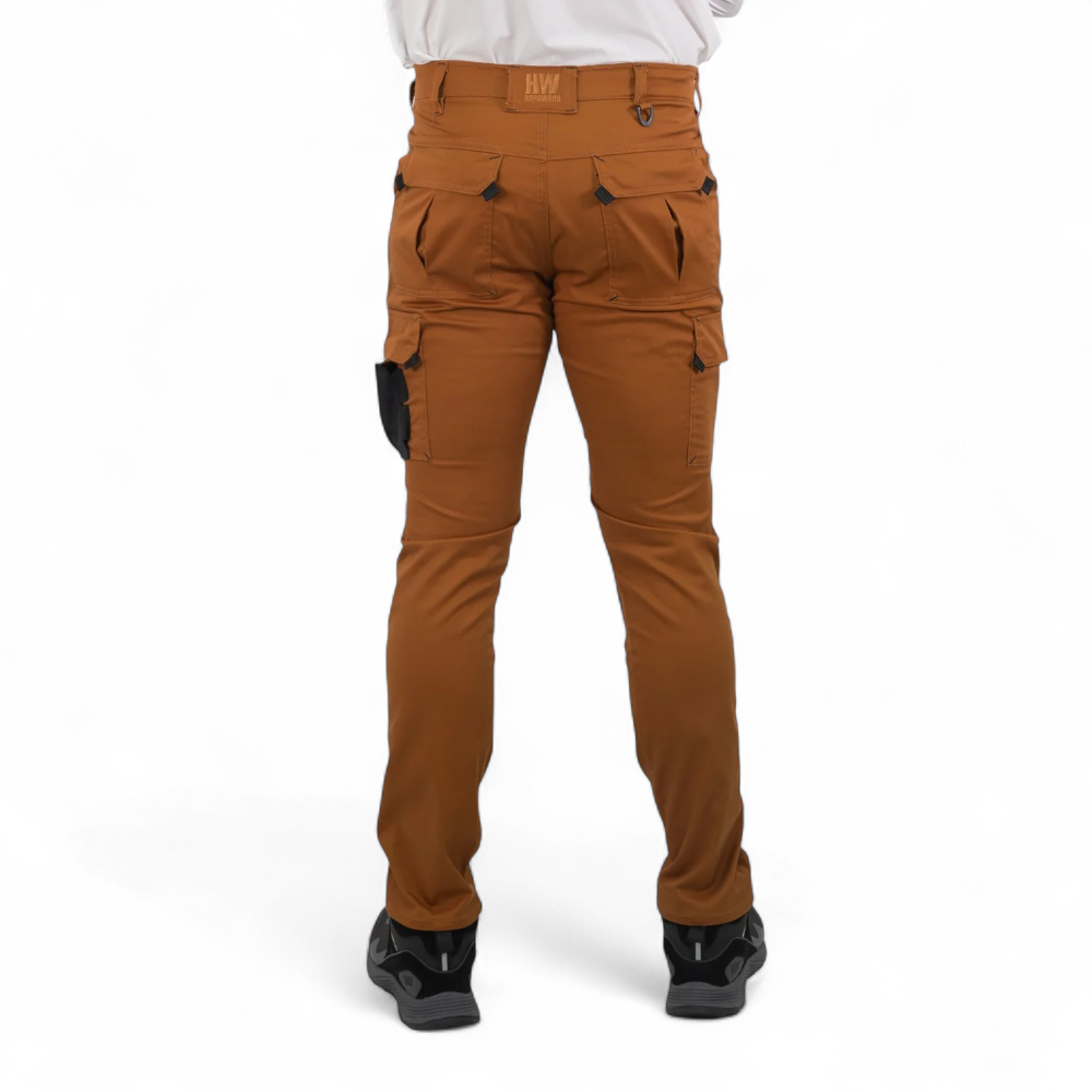 PANTALON HARDWORK DAKOTA SPANDEX CAMEL - Imagen 4