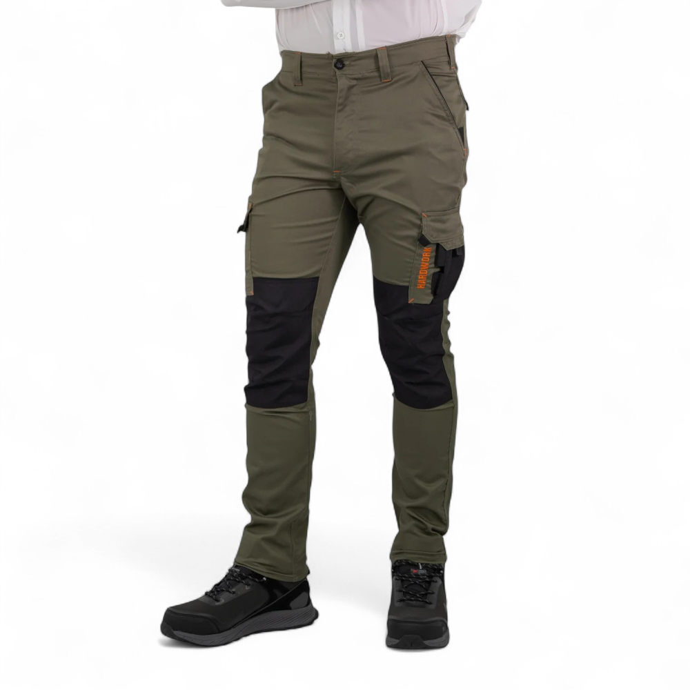 Pantalón Cargo HW Dakota Spandex Olivo con Protección UV+50 y Tecnología Quickdry - Imagen 9