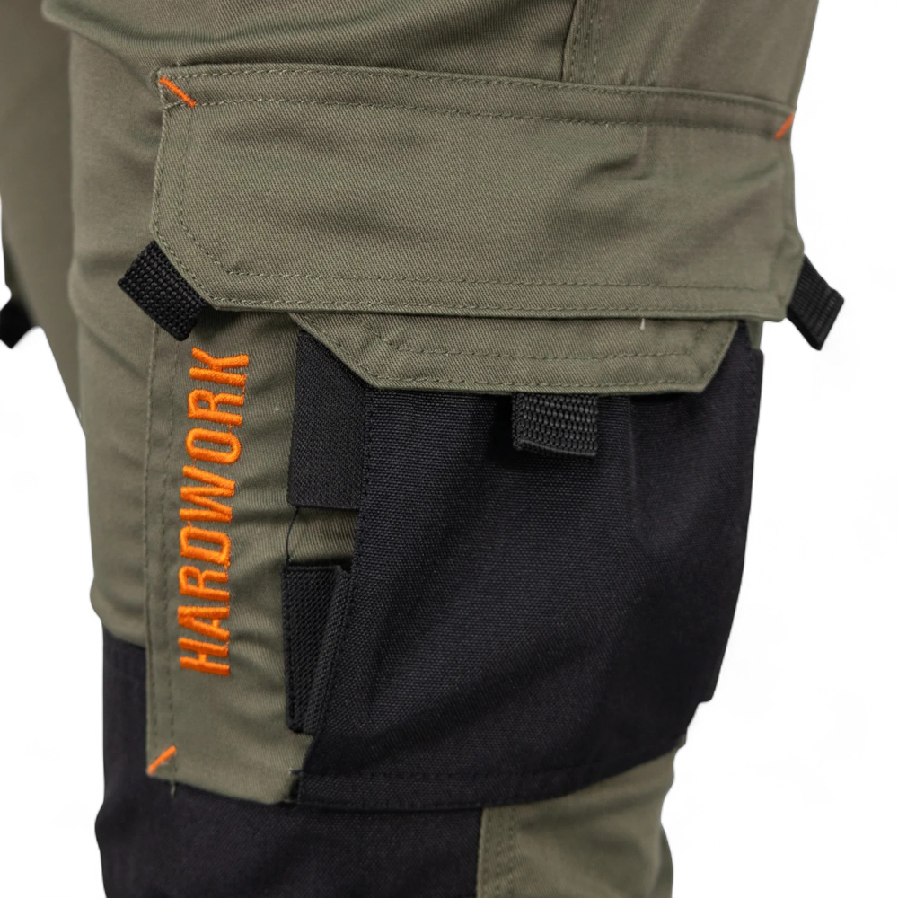 Pantalón Cargo HW Dakota Spandex Olivo con Protección UV+50 y Tecnología Quickdry - Imagen 7