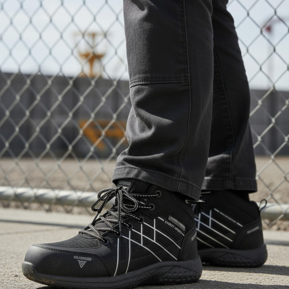Zapatilla de Seguridad para Dama Volcano Pro Steel Trekk - Antiperforante, Dielectrica y Suela Antideslizante - Imagen 4